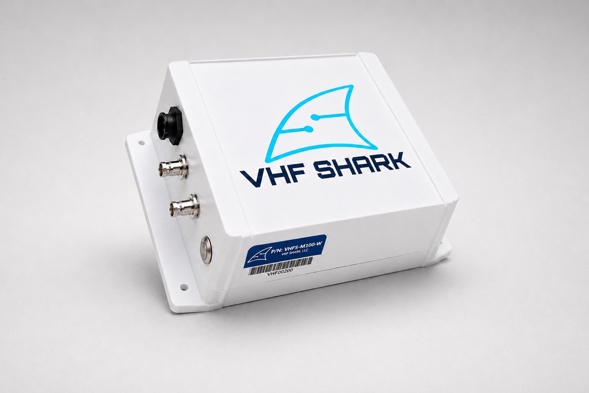 VHF Shark VHFS-M100-W transmit pass-through water-resistant unit